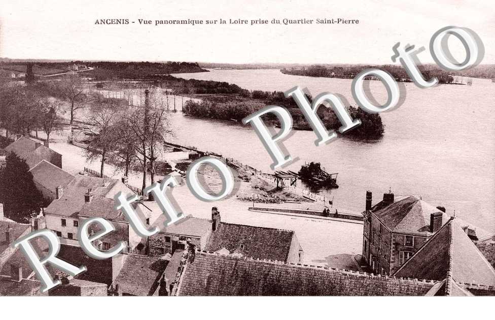 vue panoramique sur la loire prise du quartier St Pierre