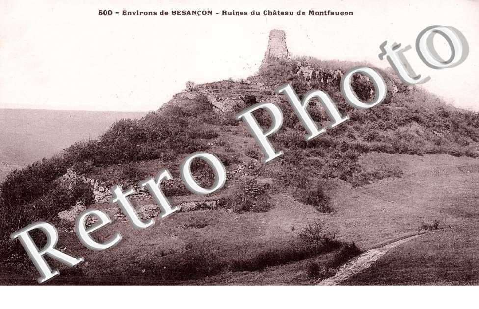 ruines du chateau de Montfaucon