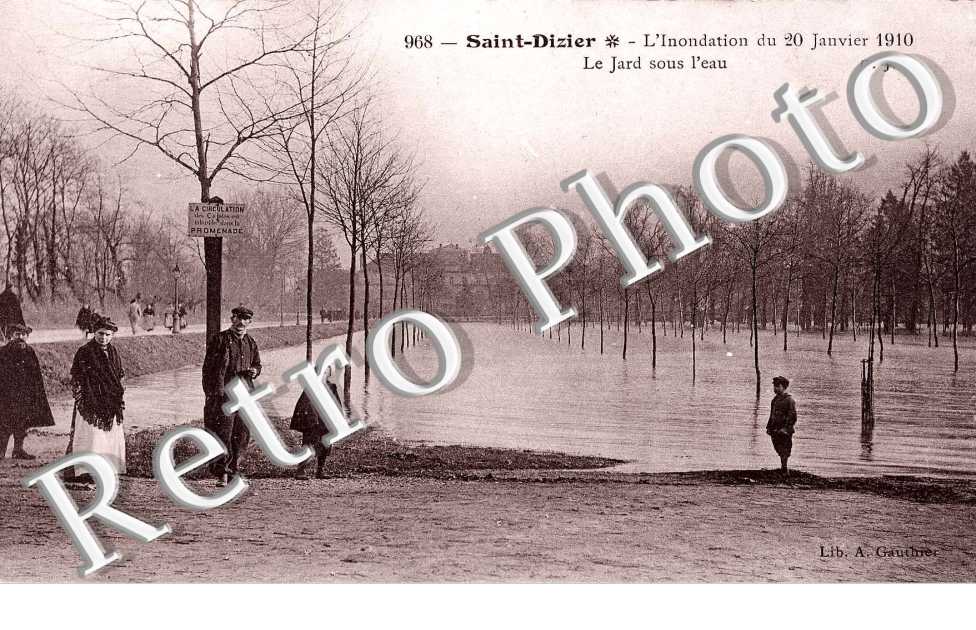 le Jard sous l'eau Inondation du 20 Janvier 1910