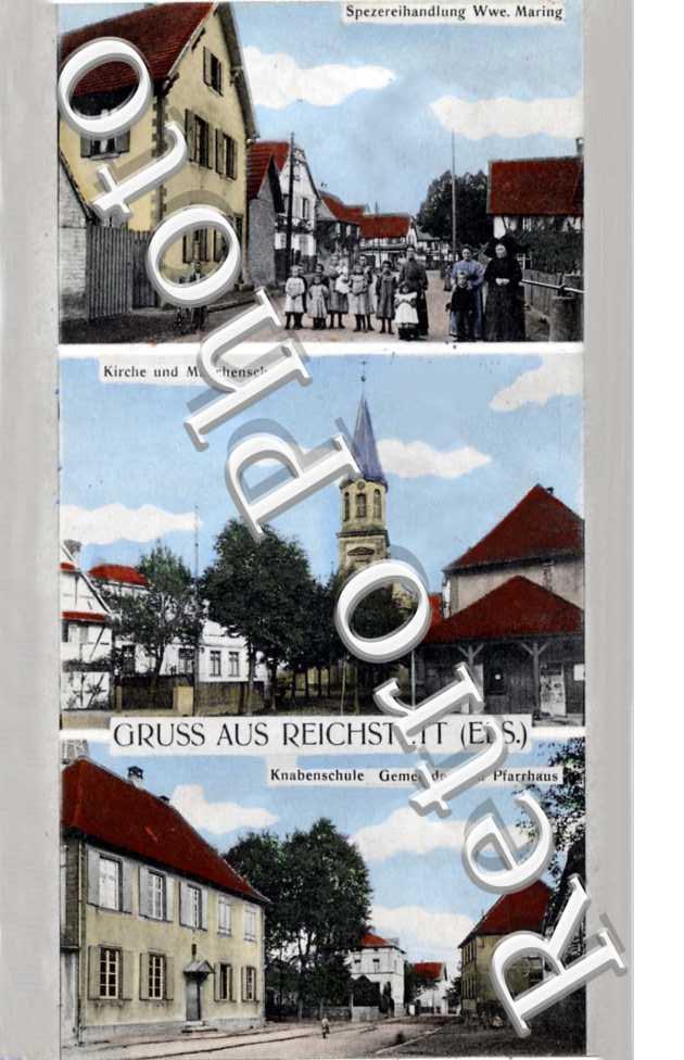 Kirche und Madchenschule - Pfarrhaus