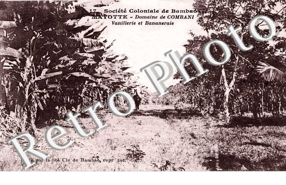 societe coloniale de Bambao Domaine de Combani Vanillerie et Bananeraie
