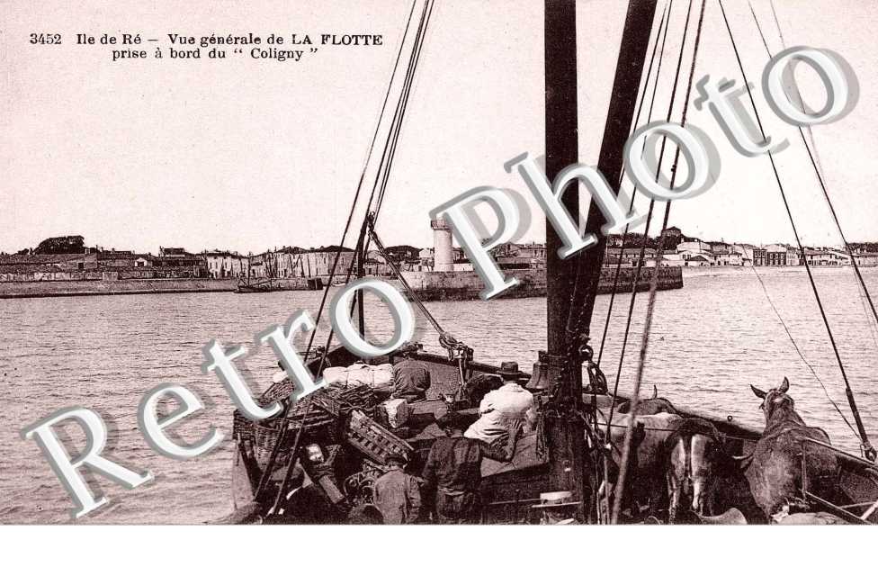 Vue generale prise a bord du "Coligny"