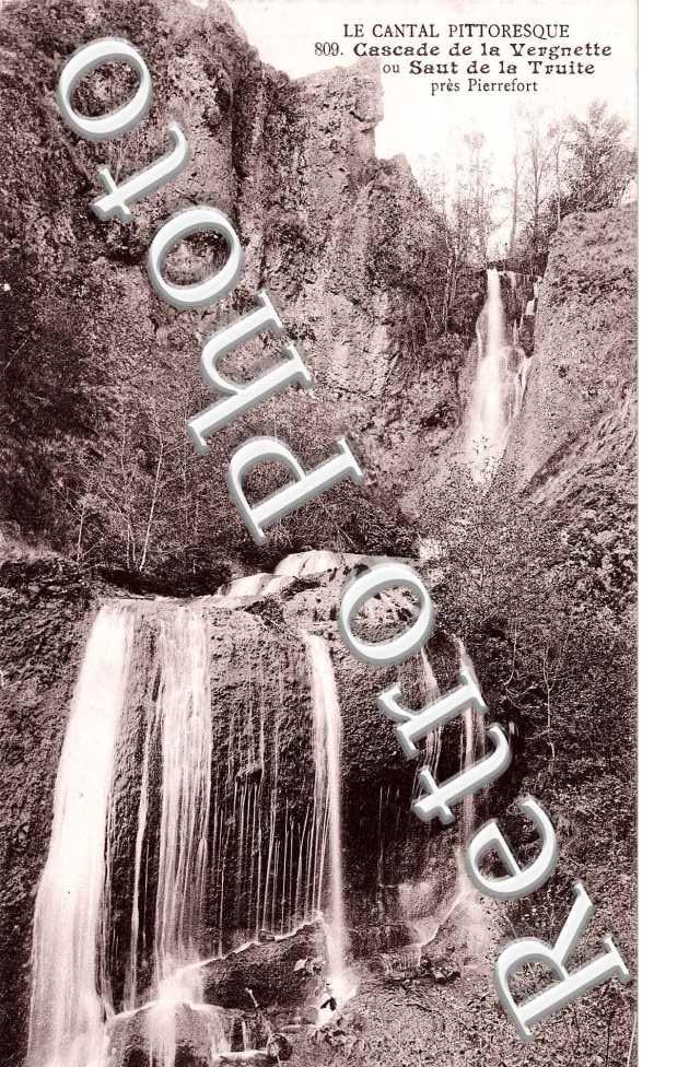 Cascade de la Vergnette ou saut de la truite