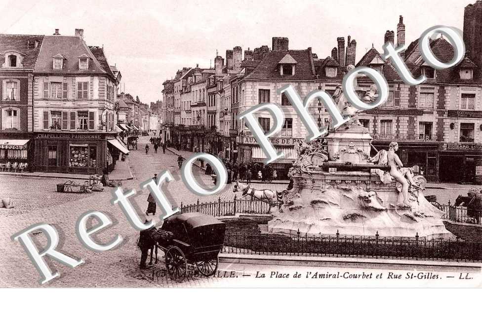 Place de l&#039;Amiral Courbet et Rue Saint Gilles