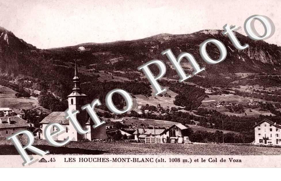 Mont Blanc et le col de Voza