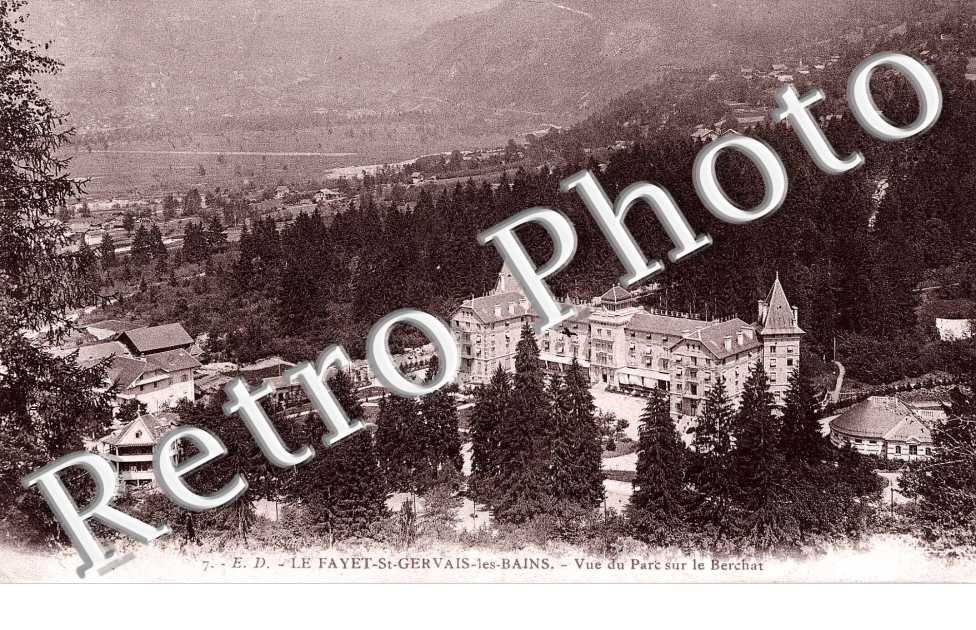 le FAYET  vue du parc sur le Berchat