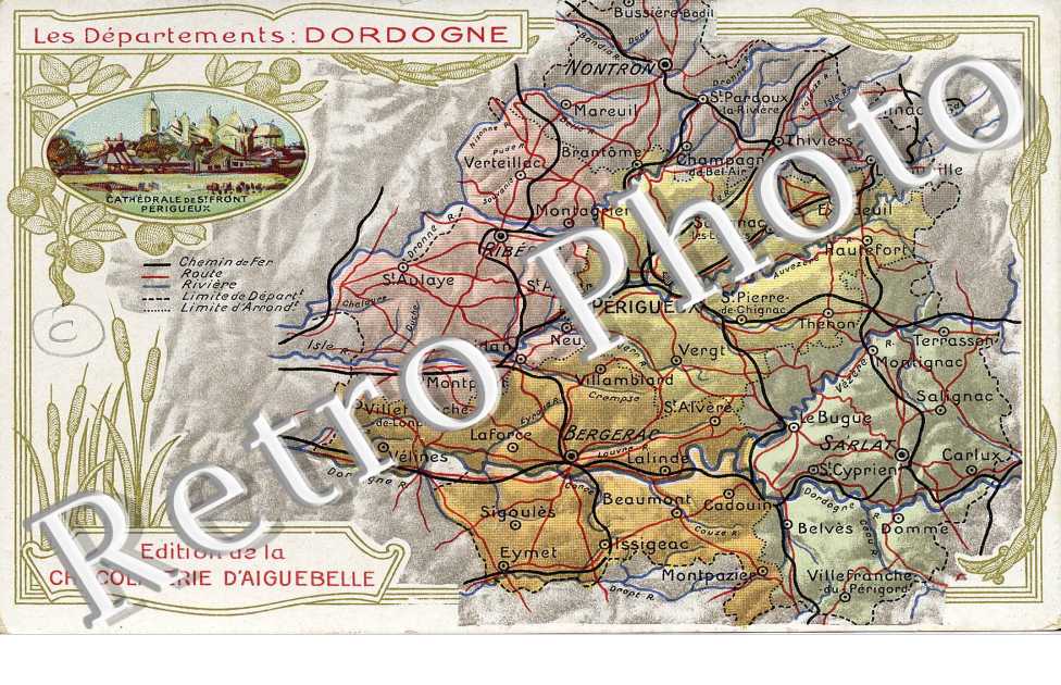 la Carte geographique