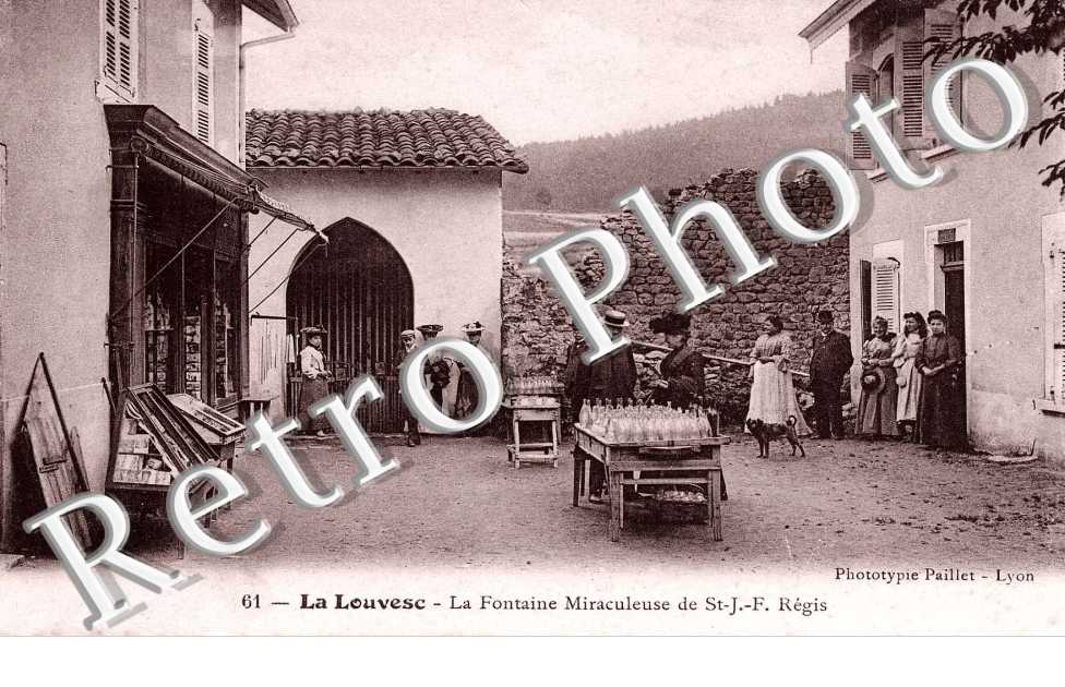 la fontaine miraculeuse de Saint Francois Regis
