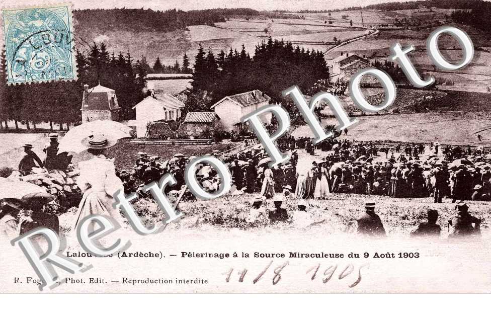 Pelerinage a la source miraculeuse du 9 aout 1903