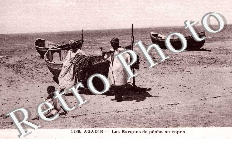 Les barques de peche au repos