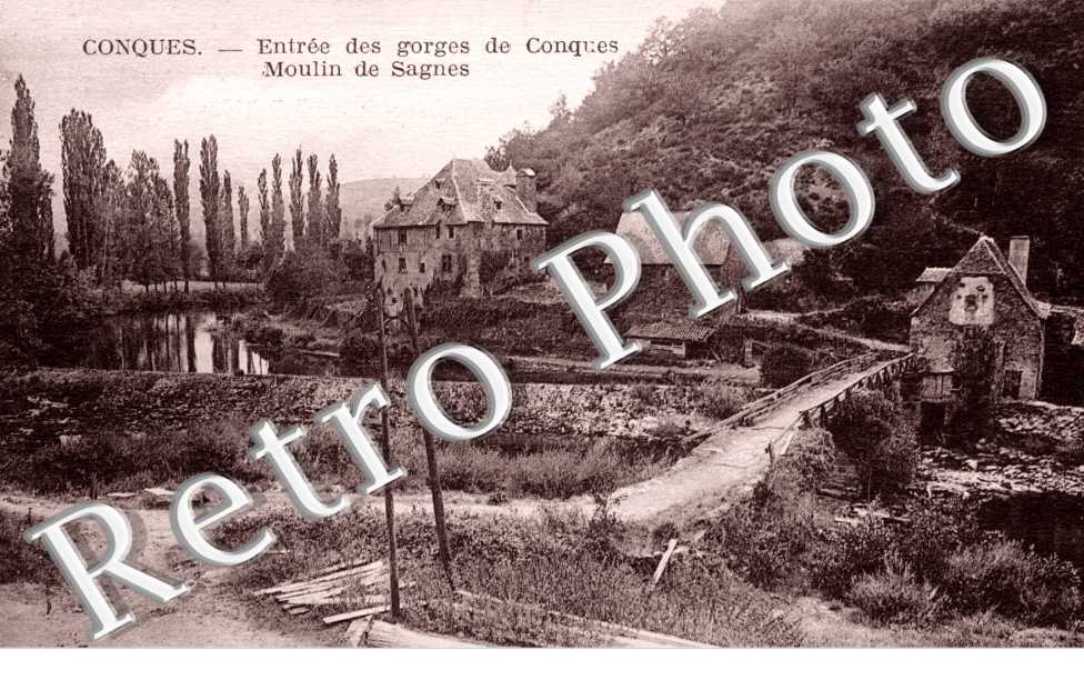 Entree des Gorges de Conques - Moulin de Sagnes