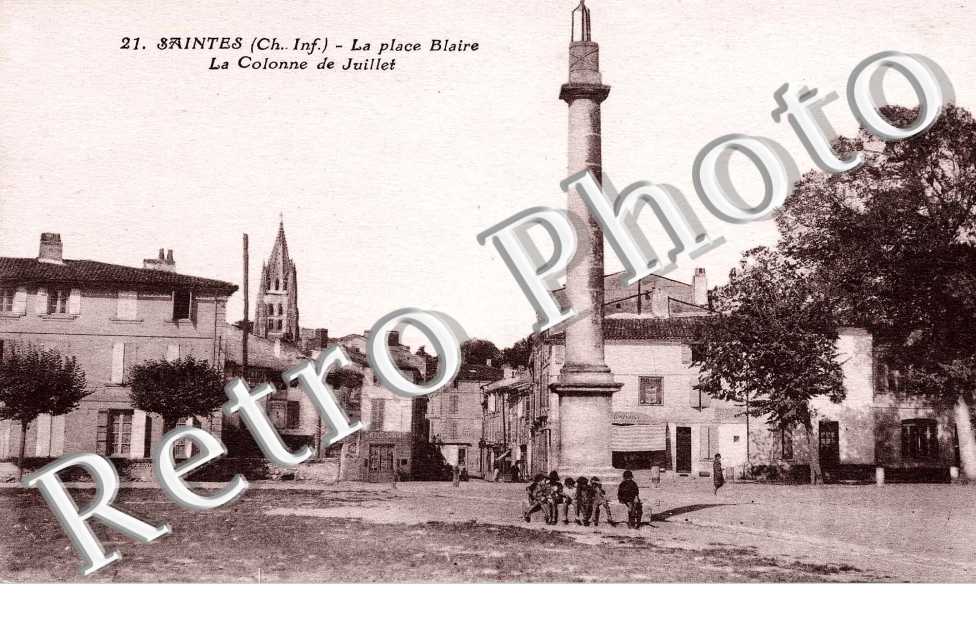 La place Blaire - la colonne de Juillet