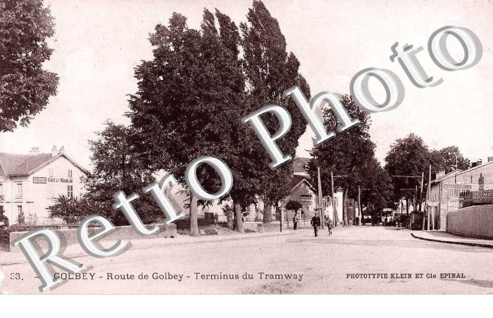 Route de Golbey - terminus du tramaway