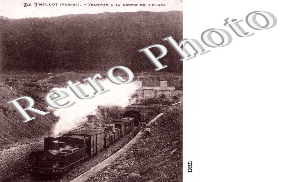 Tramway a la sortie du tunnel