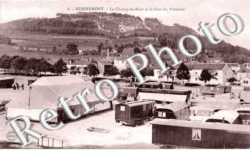 Le champ e Mars et le fort du Parmont