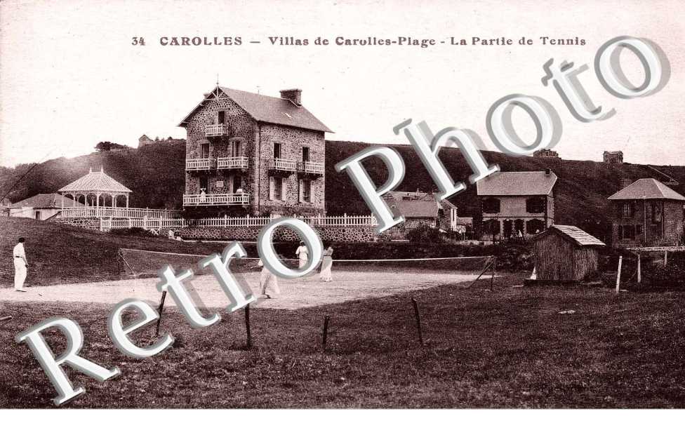 Villas de Carolles-Plage - La partie de Tennis