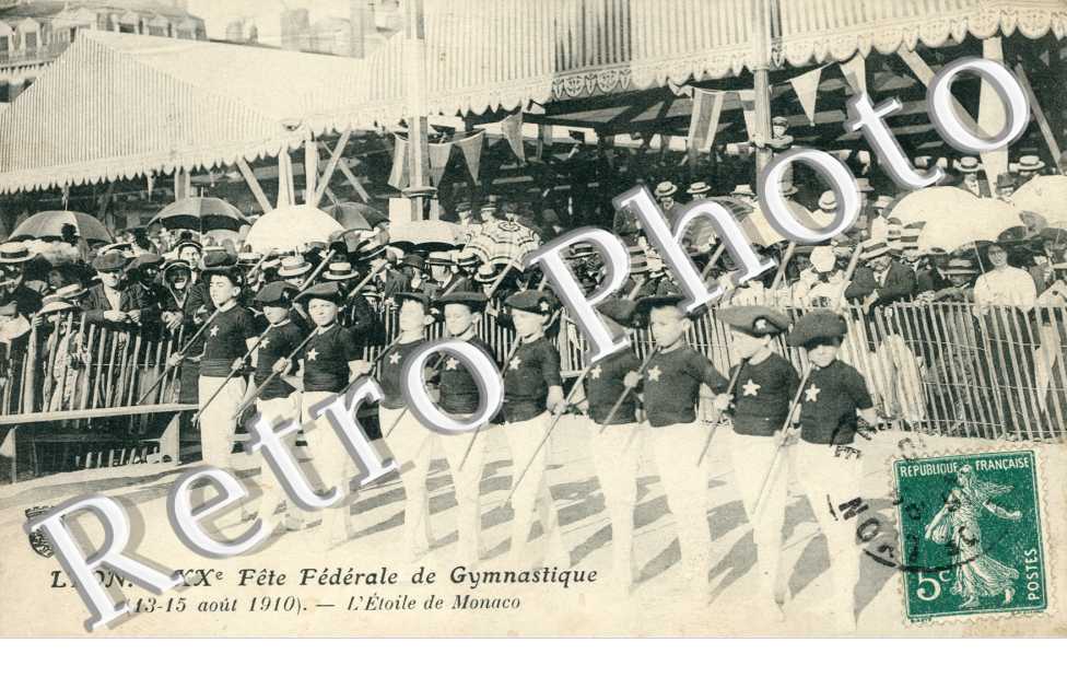 Fête Fédérale de Gymnastique - (13 -15 août 1910) - L'étoile de Monaco