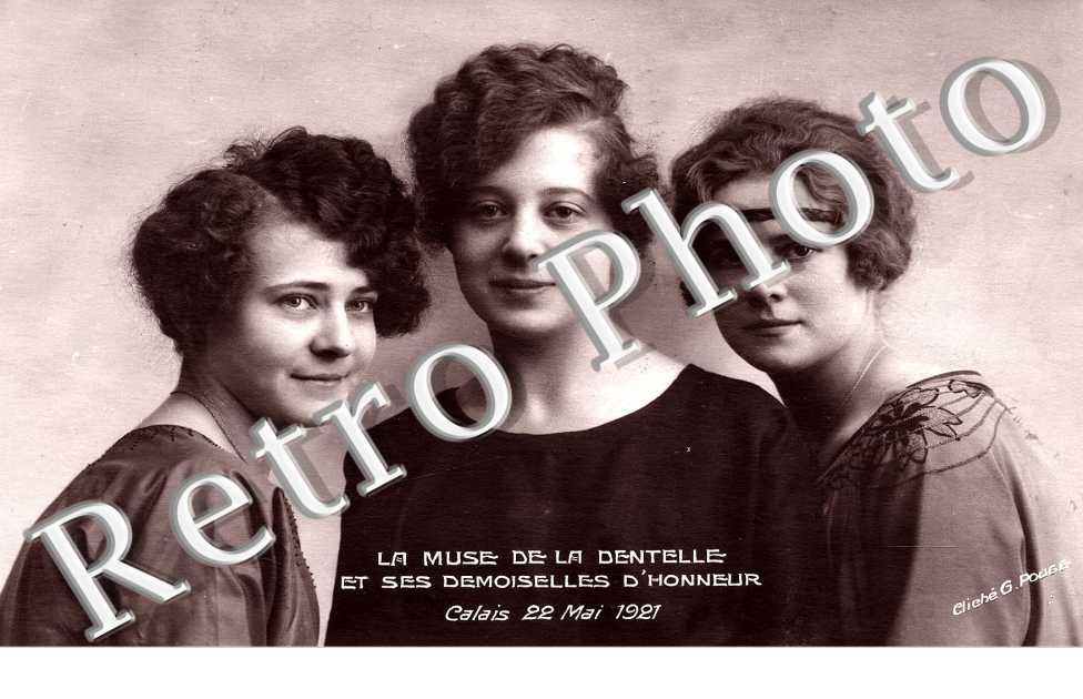 la muse de la dentelle et des demoiselles d'honneur