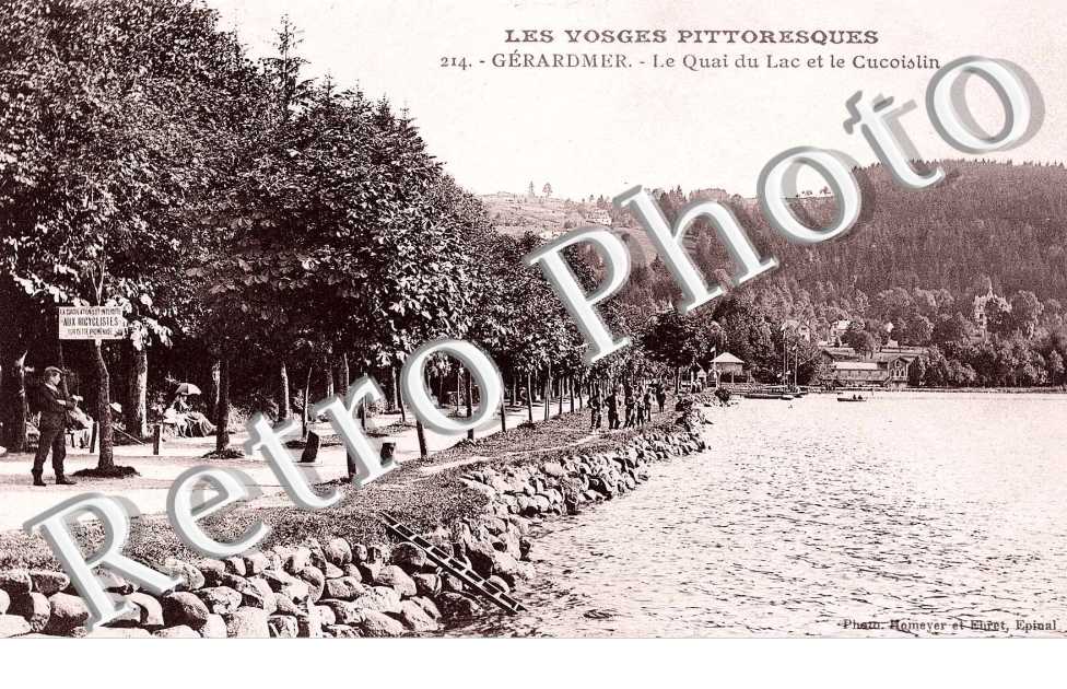Le quai du lac et le Cucoislin