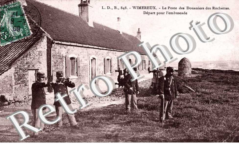 La poste des douaniers des Rochettes - depart pour l'embuscade