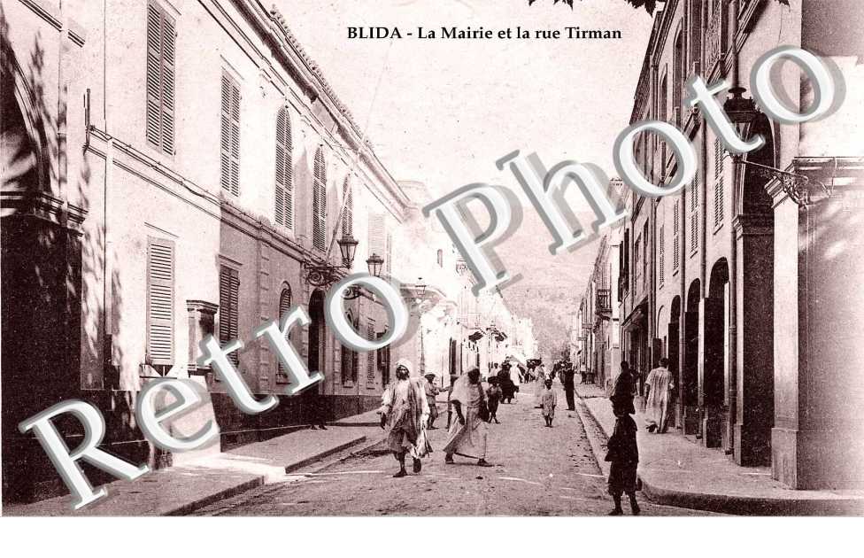 la Mairie et la rue Tirman