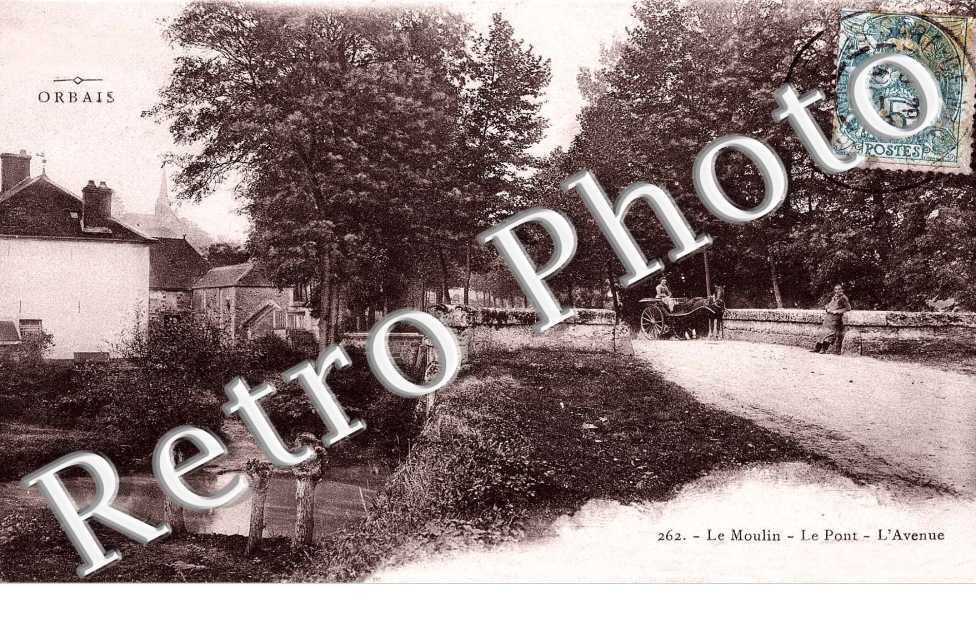 le moulin, le pont, l&#039; avenue
