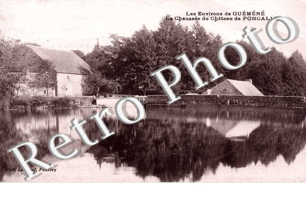 La chaussee du chateau de Poncallec