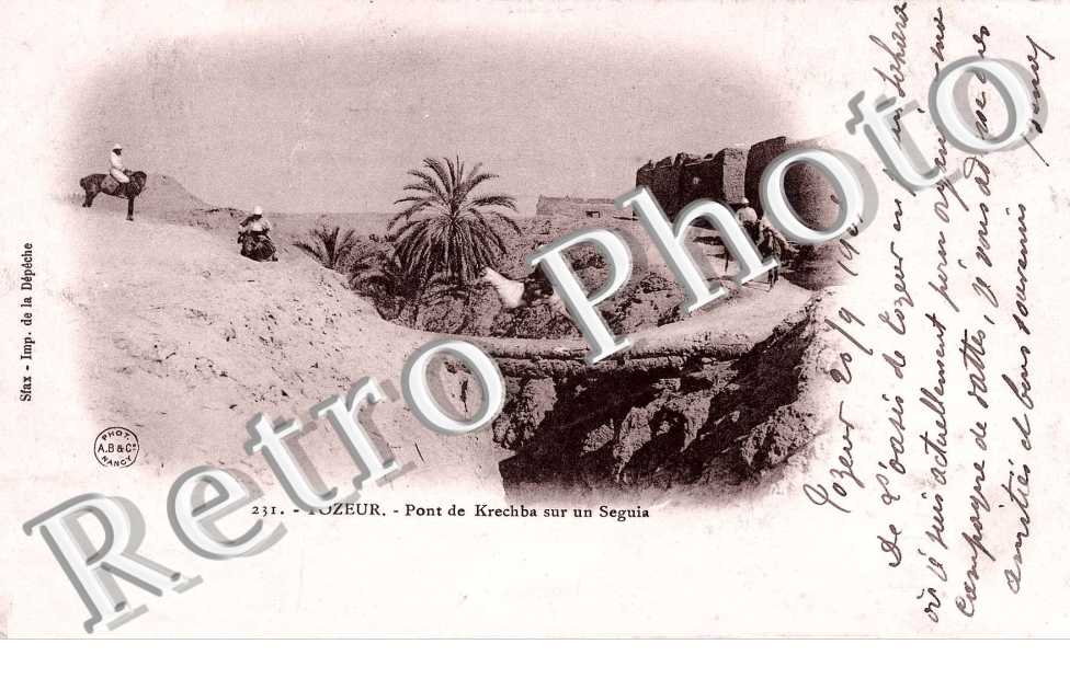 Pont de Krechba sur un Seguia