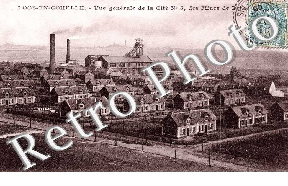 Vue generale de la cite nÂ°5 des mines