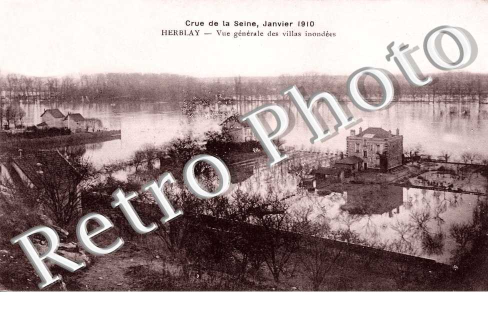 Inondation de janvier 1910 - Vue generale