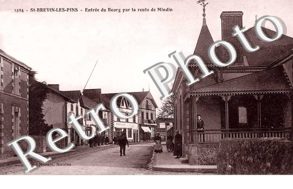 entree du bourg par la route de Mindin