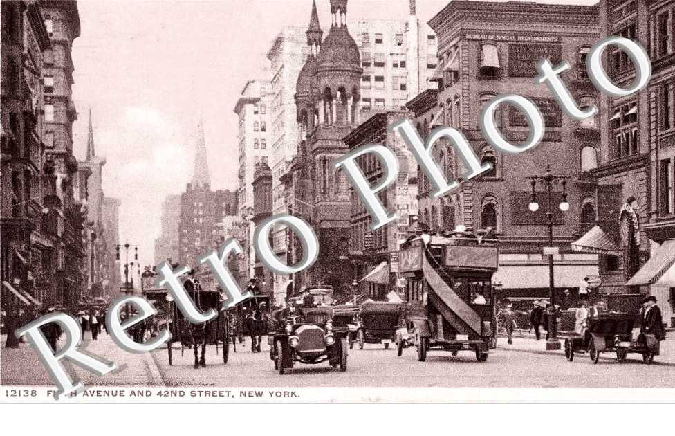 Fifth avenue and 42nd street