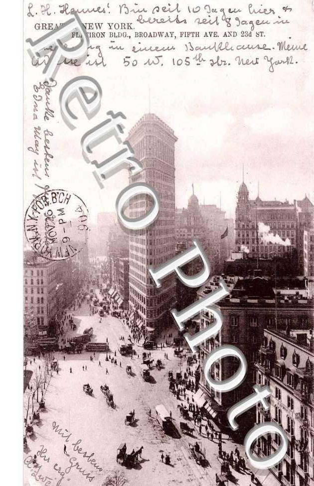 Flatiron Buid. Broadway 5eme avenue