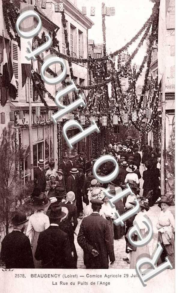 comice agricole 29 juin 1913, la rue du Puit de l&#039;Ange