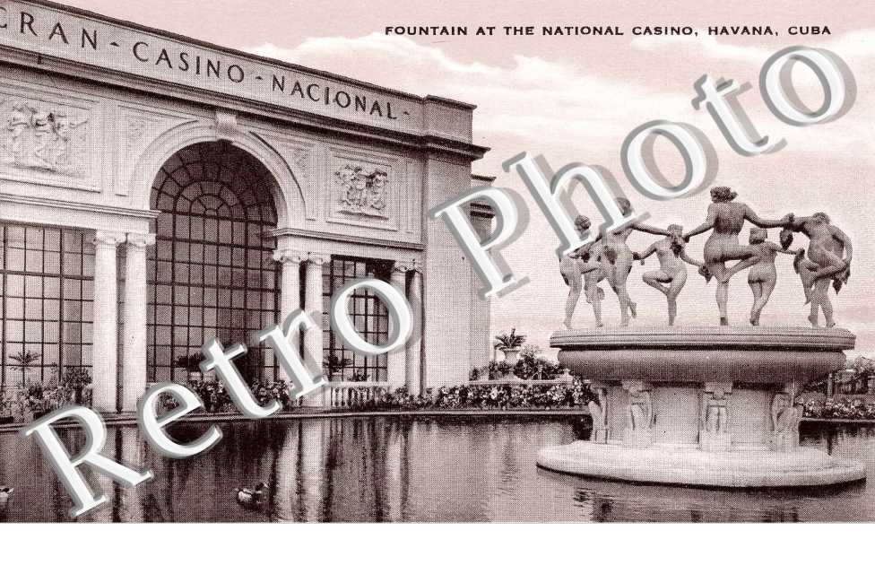 Fountain at the national casino