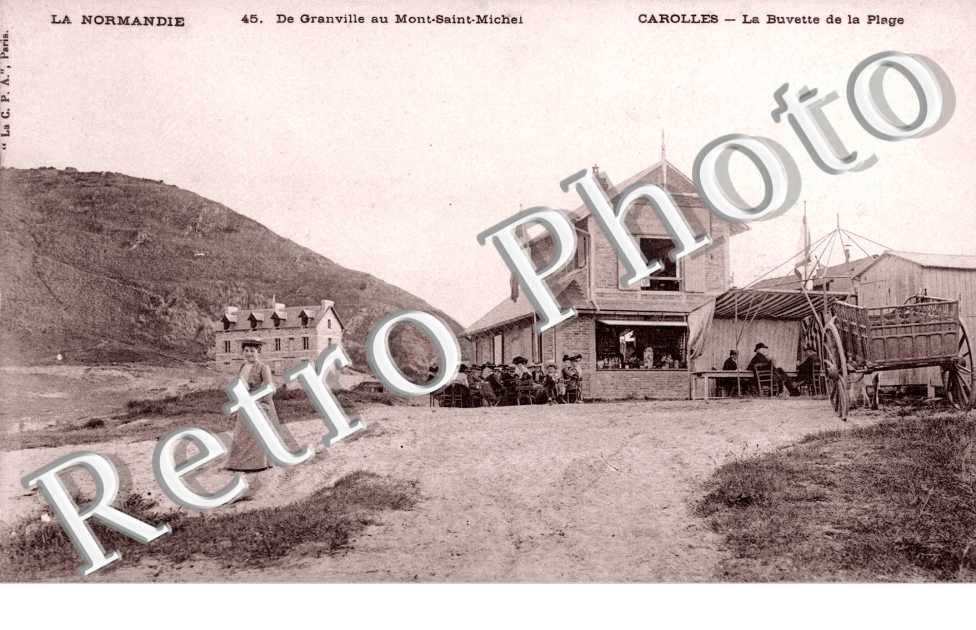 De Granville au Mont-Saint- Michel, la buvette de la plage