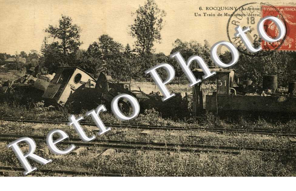 Un train de munitions detruit