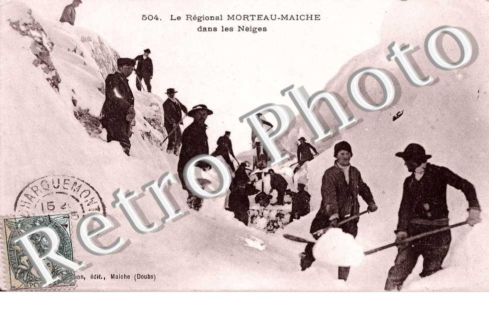 le regional morteau maiche dans les neiges