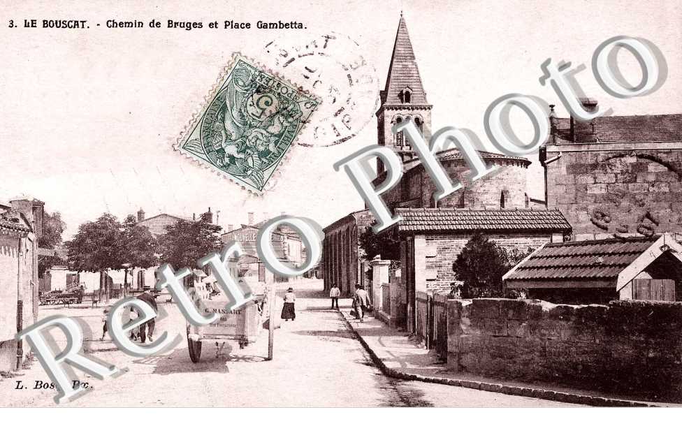 Chemin de Bruges et Place Gambetta