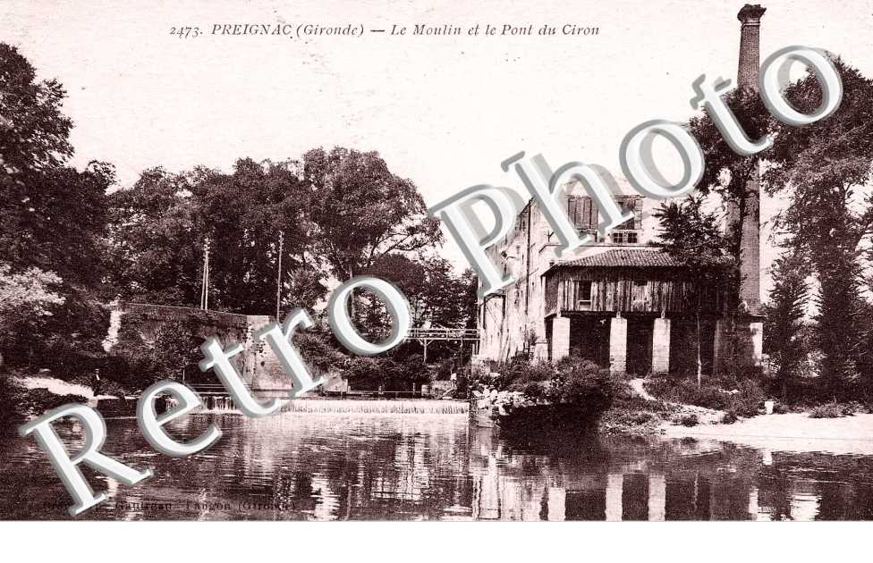 Le moulin et le pont di Ciron