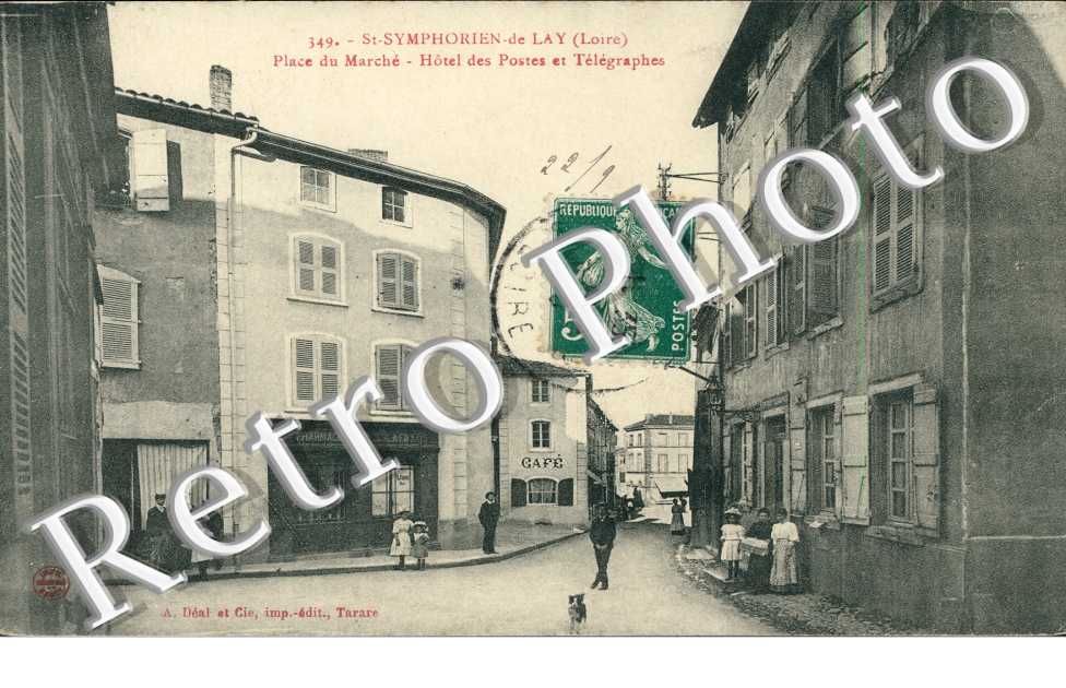 place du marche, hotel des postes et telegraphes