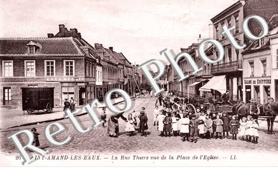LA RUE DE THIERS
VUE DE LA PLACE DE L&#039;EGLISE