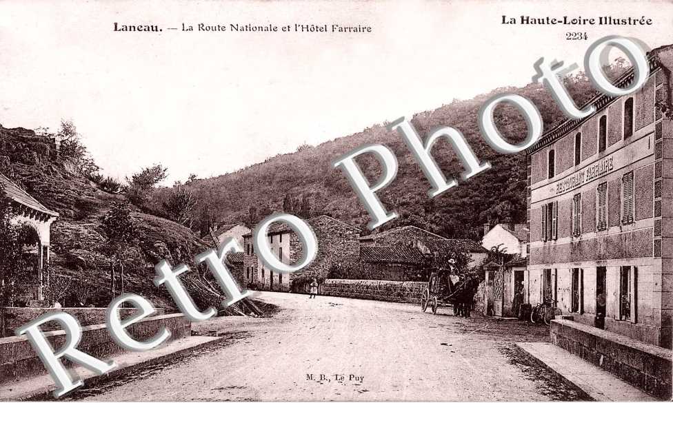 la route nationale et l&#039;hotel Farraire