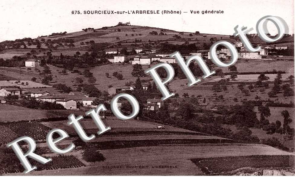 Sourcieux sur l'Arbresle. Vue générale