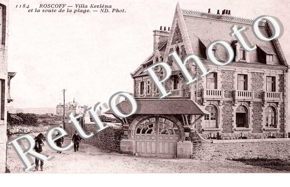 Villa Kerlena et la route de la plage