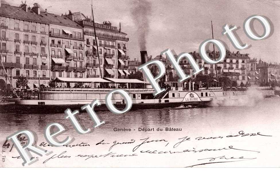 Depart du bateau