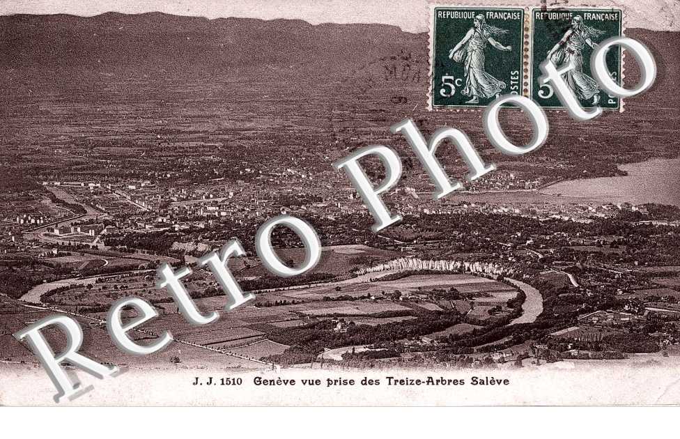 vue generale prise des Treize-Arbres Saleve