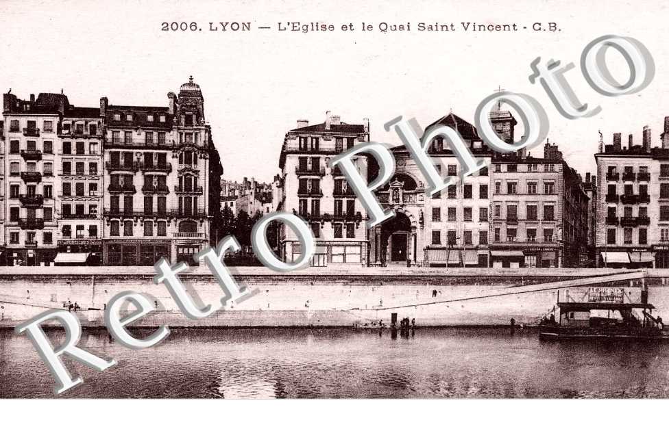 L'EGLISE ET LE QUAI SAINT VINCENT