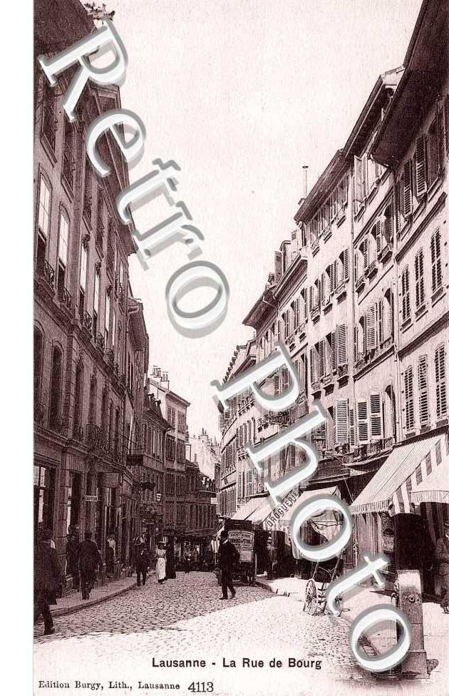 la rue du Bourg.