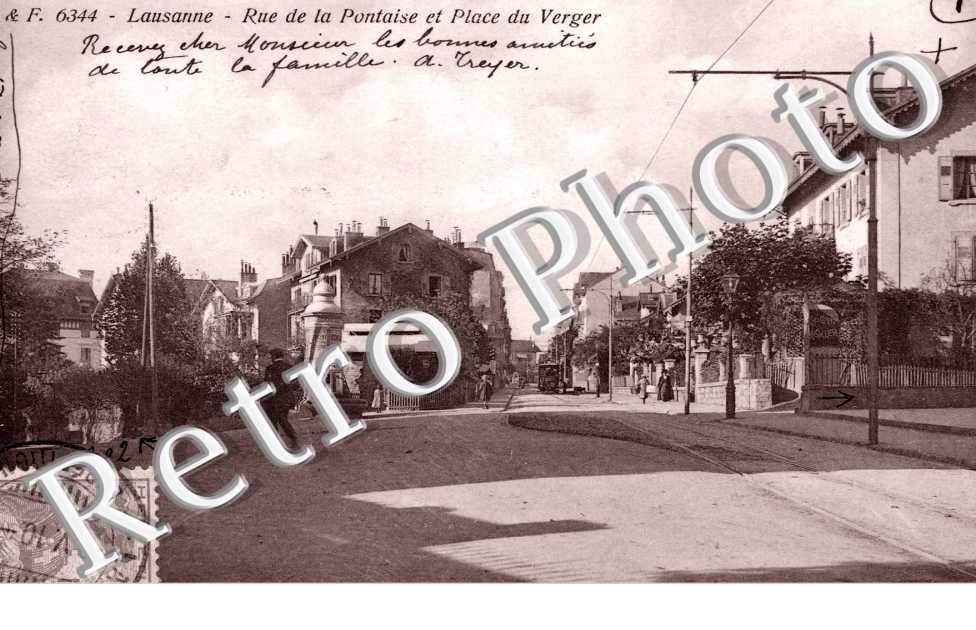 Rue de la Pontaise et Place du Verger